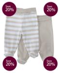 Leggings with feet - 2pk - 0-3 mths