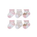 Nursery Time Baby Socks Pink & White 0-00
