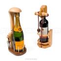 Don't Break The Bottle (Wooden with corkscrew)