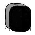 Lastolite 1.8mx2.15m Collapsible Reversible Knitted Background -Black/Mid Grey Lastolite 1.8mx2.15m Collapsible Reversible Knitted Background -Black/Mid Grey